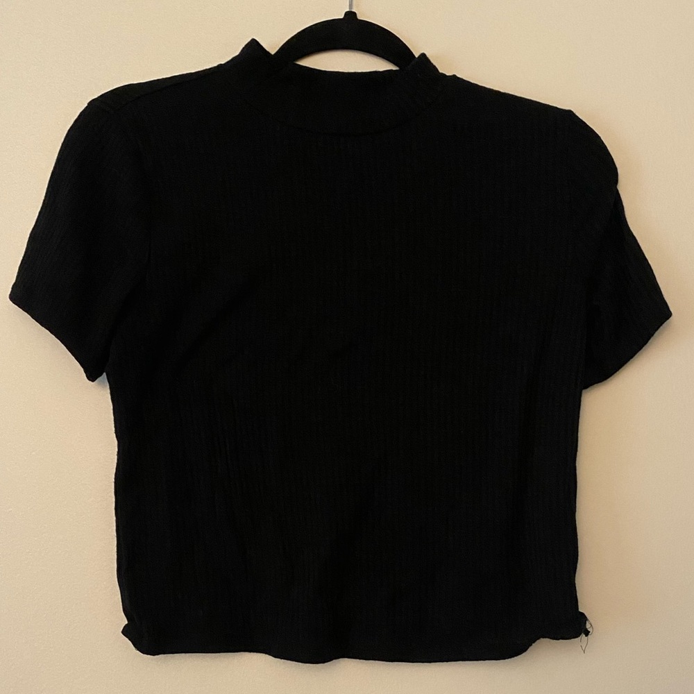 Black Short Sleeve Shirt Juniors XL